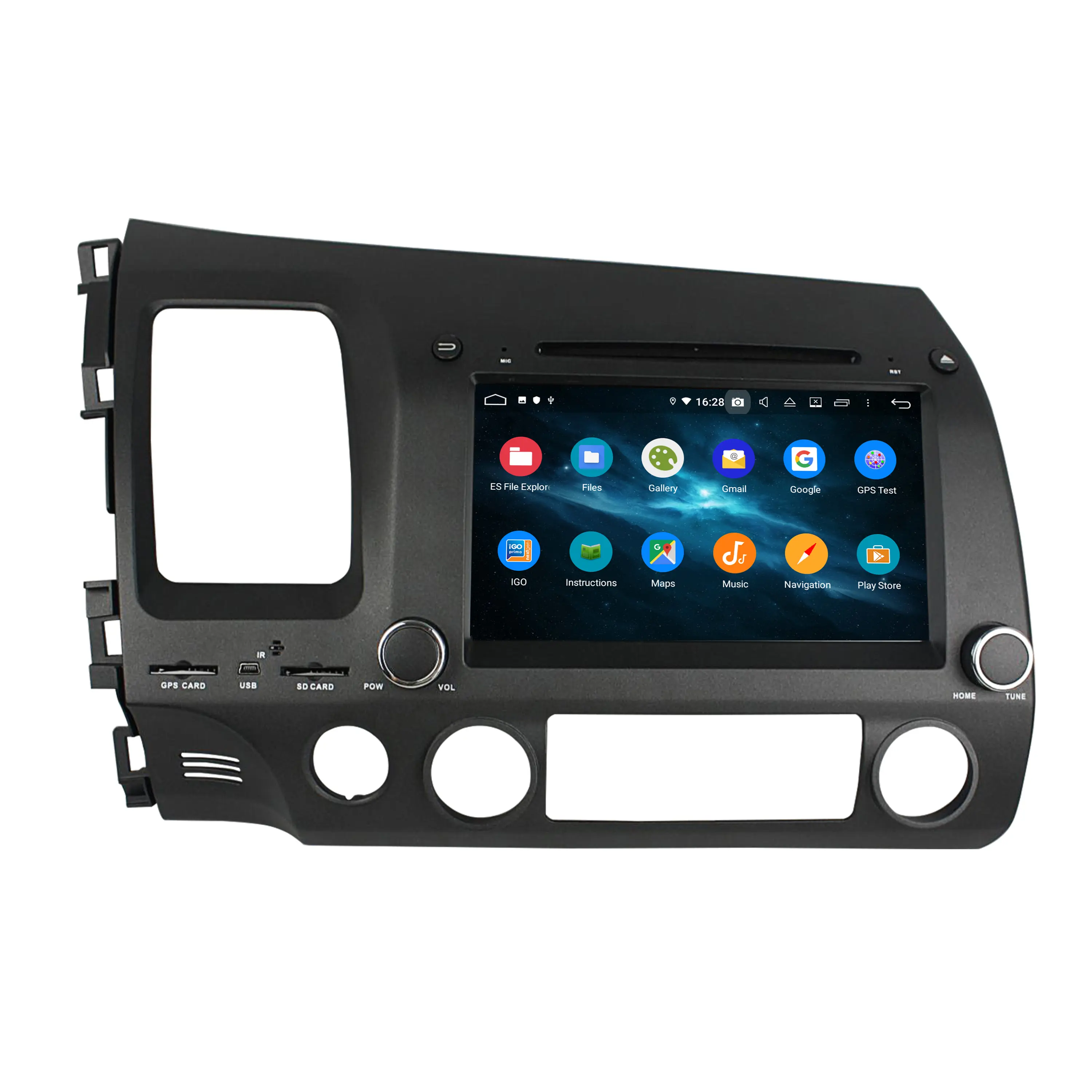 KLYDE KD-8030 PX5 DVD Car Player 4G+64G Android 10.0 Car Radio GPS 8 inch For CIVIC 2006 2007 2008 2009 2010 2011(LHD)