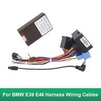 16 broches faisceau de câblage prise câble d'alimentation Android pour BMW E39 E46 faisceau câbles de câblage autoradio Canbus boîte décodeur pour BMW
