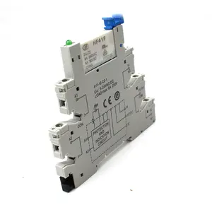 New and orginal,12V 6-24VAC/DC 6A 250V 41F-1Z-C2-1 HF Hongfa Ultra-thin relay module,hot sale