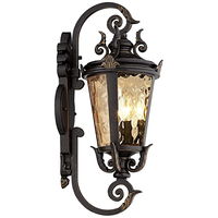 Lampes murales d'extérieur classiques en bronze imperméables de style vintage européen BAHE de haute qualité pour la remise en état de la maison, la cour, le porche et le jardin