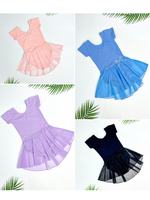 Leotardos personalizados de algodón y poliéster para niñas, Ropa de baile para entrenamiento de Ballet en interiores, marca Fitdance, artículos en stock