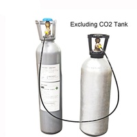 Station de remplissage de CO2 et d'argon Zimkyfa, tuyau de transfert W21.8 1,5 m, adaptateur de valve en laiton, kit de remplissage de bouteille de gaz, raccord pneumatique