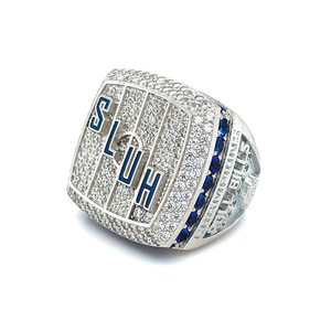 2022 Bague de championnat CIF Cardinal Gibbons Médaille d'État de football pour hommes Technique de coulée en métal San Gabriel - Product Image 6