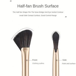 แปรงแต่งหน้าหัวเฉียงคุณภาพสูง ด้ามจับยาวปานกลาง สำหรับขายส่ง - Product Image 5