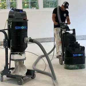 540mm 6 Disc Concrete Grinder Machine With Dust Vacuum SHCG-540