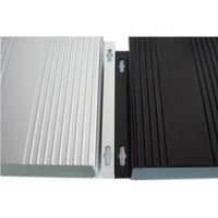 Boîtier d'amplificateur de puissance en Aluminium extrudé, boîtier électronique en Aluminium anodisé