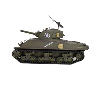 Henglong 3898-1 Char RC à l'échelle 1/16, modèle de char moyen <span class=keywords><strong>Sherman</strong></span> M4A3 des États-Unis, IR+BB Smoke, télécommande 2,4 GHz, jouets cadeaux MT - Product Image 3
