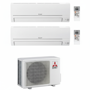Condizionatore d'Aria Elettrico Inverter R32 A++ Dualsplit con MITAPPER 9000+9000 Btu/h Pack 1 - Product Image 1