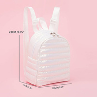 Agendas 2025 Planner Sac Tendance 2024 Mini Puffer Bags Custom Glitter Backpack Travel Casual Sports Back Pack Bag For Women