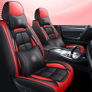 <span class=keywords><strong>Housse</strong></span> de <span class=keywords><strong>Siège</strong></span> de <span class=keywords><strong>Voiture</strong></span> en Cuir de Luxe, Ajustement Universel, Ensemble Complet pour Voitures 5 Places, Berlines et SUV - Accessoires Intérieurs Automobile - Product Image 5