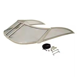 Parabrisas Delantero Personalizado de Vidrio Templado de Aluminio para Yate/<span class=keywords><strong>Barco</strong></span> Marino Nuevo - Product Image 3