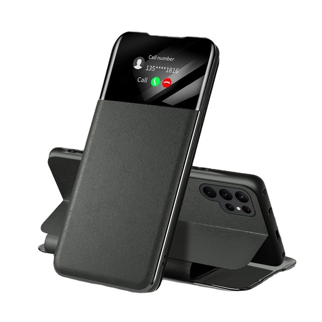 Luxury Shockproof Wholesale Phone Case for Infinix Note 12 / G96 Side Display Adsorption Leather Phone Case
