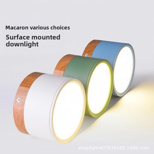 Phong cách Bắc Âu LED Bề mặt được gắn downlight cho phòng khách, hành lang, trần, Vòng thiết kế, hiện đại tối giản Macaron đèn - Product Image 2