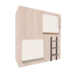 Caixa de madeira japão vagens dormir camas de beliche cama de hotel cápsula - Product Image 6