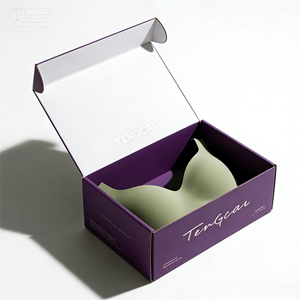 Boîte d'expédition personnalisée en gros - Boîte d'emballage écologique pour sous-vêtements et vêtements, idéale pour l'envoi postal - Product Image 2