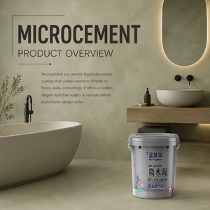 Microciment pour sols et murs de salles de classe d'écoles et de maternelles, et microciment imperméable pour douches – Vente chaude directe usine - Product Image 2