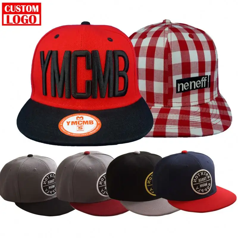 Casquette avec Logo brodé 3D personnalisé, chapeau plat de Baseball, Hip Hop, réglable, nouveau Design,