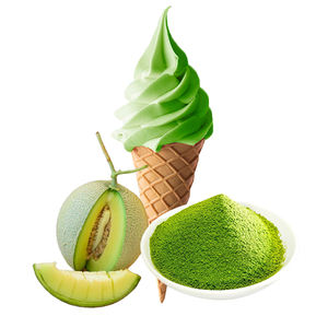 Poudre de crème glacée au cantaloup avec sucre, emballage en sachet et en boîte, pour desserts rafraîchissants et mélange de crème glacée au lait à usage commercial - Product Image 3