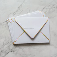 Vente en gros de fournisseur de mariage, usine bon marché, enveloppe blanche vierge en Stock pour cartes de vœux, carte d'invitation
