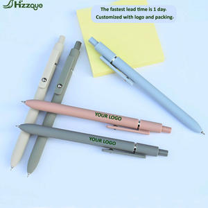 कस्टम लोगो यूनिसेक्स 0.5cs कम गुरुत्वाकर्षण जेल पेन मोर्ंडी विंटेज नीले रंग क्लिक एक्शन उच्च मूल्य कार्यालय उपहार उपयोग प्लास्टिक बनाया गया - Product Image 2