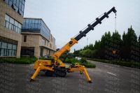 Grue araignée diesel électrique CE EPA Mini grue araignée sur chenilles portable de 3 tonnes avec tables élévatrices de 2t 3 t 5t 8t