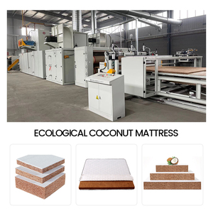 Ligne de production de matelas en fibre de coco écologique 3E, <span class=keywords><strong>machine</strong></span> de collage à air chaud sans colle pour noyau en fibre de coco - Product Image 1