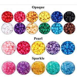 Kit de perles de rocaille en verre couleur arc-en-ciel, en plastique, pour la fabrication de bijoux – Vente chaude - Product Image 4