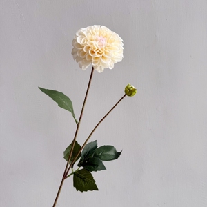 YOPIN-2813 Fleurs de <span class=keywords><strong>Dahlia</strong></span> artificielles en latex de haute qualité à toucher réaliste, rose vif, pour décoration de mariage - Product Image 6