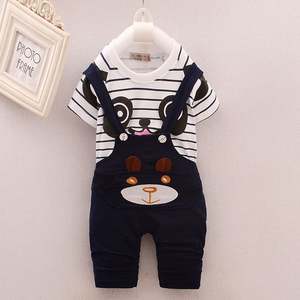 Conjuntos de Ropa de Verano para Bebé Niño con Adorable Estampado de Panda - Product Image 2