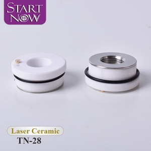 Startnow TONY Porta-Ugello <span class=keywords><strong>Laser</strong></span> Dia.28/32mm Anello in Ceramica 3D Dia.20.6 M8 Anello in Ceramica MAX/CKY/EC Ricambio per Testa di <span class=keywords><strong>Taglio</strong></span> <span class=keywords><strong>Laser</strong></span> a Fibra - Product Image 4