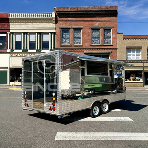 Camión de Comida de Acero Inoxidable Canche, Remolque de Comida para Concesiones, Camión Móvil de Comida Rápida, Camión de Hot Dogs, Café, Helados - Product Image 1