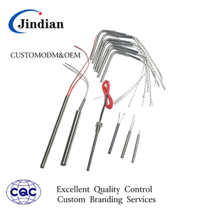 12V 24V 120V 220V 50W 80W 200W thép không gỉ mật độ cao ngâm nước điện yếu tố làm nóng Hộp mực - Product Image 1