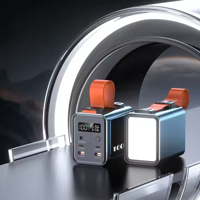 Camping Power Bank PD 100W LED Display Fast Charging 60000mAh ABS High Capacity Micro USB Wireless