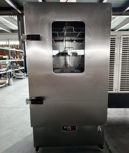 Machine à fumer au gaz industrielle automatique de grande capacité 40-60 kg/h 60 kW pour la transformation du bœuf, du jambon, du bacon et de la viande - Product Image 3