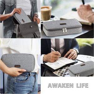 Estuche para lápices de gran capacidad, bolsa de tela Oxford, organizador de papelería, estuche para lápices con cremallera - Product Image 4