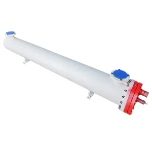 Ad alta efficienza puro titanio evaporatore guscio e tubo tipo refrigerante scambiatore di calore