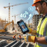Terminal de présence Android portable antidéflagrant et robuste, 4G, GPS, reconnaissance faciale, étanche IP68, écran tactile 5 pouces