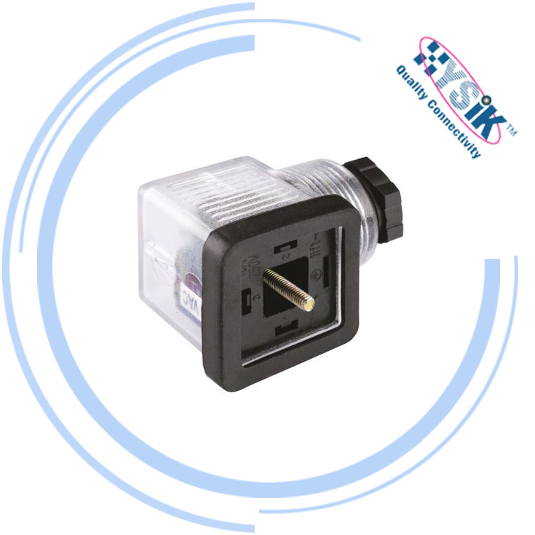 Hysik DIN EN 175301-803 ソレノイドコネクタプラグ 220V対応
