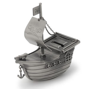 <span class=keywords><strong>Tirelire</strong></span> <span class=keywords><strong>Pirate</strong></span> Haut de Gamme en Alliage de Zinc Écologique et Portable, Décoration de Bureau pour Enfants, Ornement Domestique LASODY - Product Image 1
