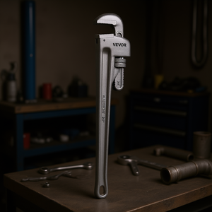 Clé à tuyaux en aluminium Vevor 24 pouces à mâchoires réglables pour les réparations de conduites d'eau et automobiles - Product Image 2
