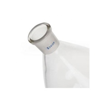 Bouteille en forme d'aubergine à haute teneur en borosilicate, bouteille à col unique, fabricant de flacon en forme de poire en gros,