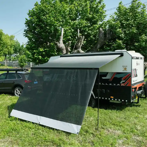 Awnlux RV <span class=keywords><strong>Toldo</strong></span> Pantalla parasol Malla negra Parasol Camper Remolque Rv <span class=keywords><strong>Toldo</strong></span> Pantalla de sombra Bloqueador UV Kits completos - Product Image 2