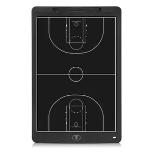 Digital lcd football tactique escritura soccer electronic kids play tactical board avec aspiration magnétique