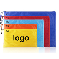 Classeur Oxford A4 avec sac à documents en feutre à fermeture éclair et pochettes à plastifier porte-documents d'affaires porte-dossiers de promotion