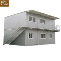 Maison préfabriquée Living Jamaica en kit, 20ft, 40ft2, 3 chambres, conteneur de bureau détachable en acier, kit de structure en acier