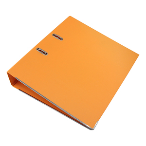 קלסר ארגונית משרדי מנייר אפור 1200 גרם למטר רבוע, בעל 2 טבעות, עם כריכה אפורה, מאושר על ידי FSC - Product Image 2