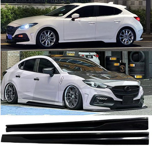 Ốp sườn xe thể thao chất lượng cao bằng nhựa ABS và viền cửa bền, phù hợp với phụ kiện ngoại thất Mazda3 AXELA - Product Image 1
