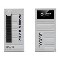Batterie externe portable de grande capacité 20000 mAh avec logo OEM d'usine, chargeur haute capacité