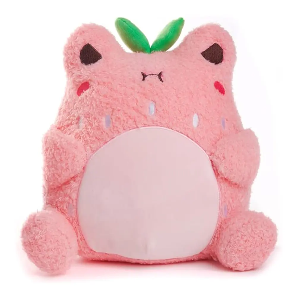 Süper yumuşak sevimli Kawaii Froggie dolması peluş oyuncak çilek kurbağa doldurulmuş oyuncak çocuklar kız erkek hediyeler için