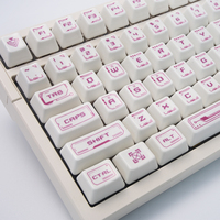Teclas de cerámica personalizables de 115 teclas para juegos y ordenador Teclados de interruptor Cherry Gateron MX de gama alta en teclas blancas personalizadas
